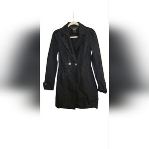 Armani Exchange Black Trench Coat